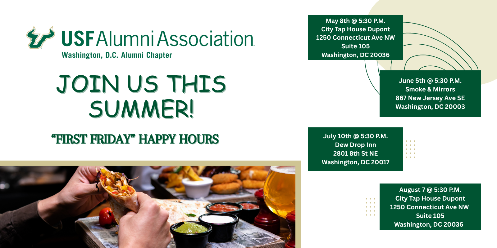 Washington D.C. Alumni Chapter - First Friday Happy Hour (August)