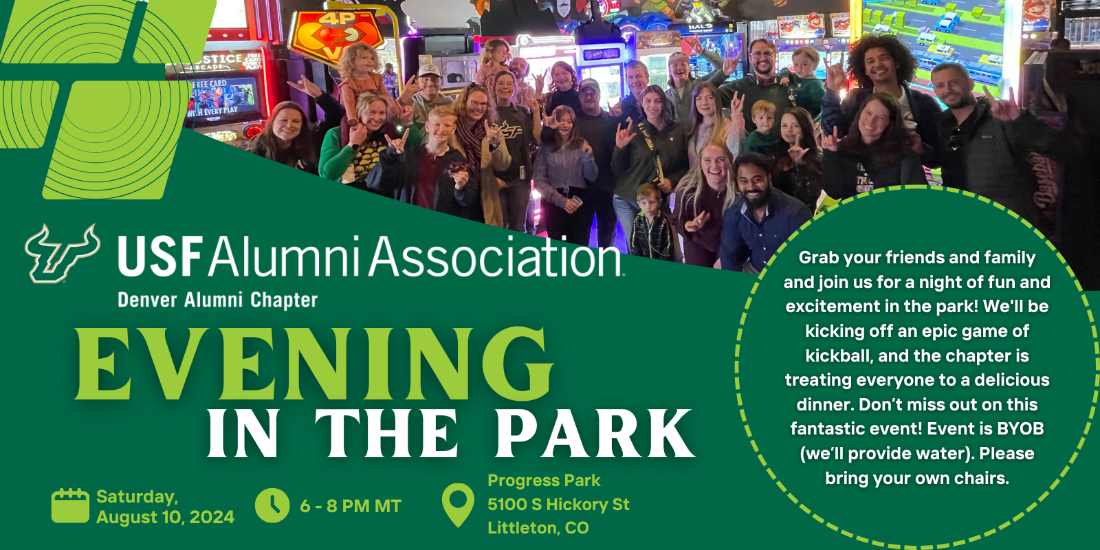 USF Denver Alumni Chapter: Evening in the Park