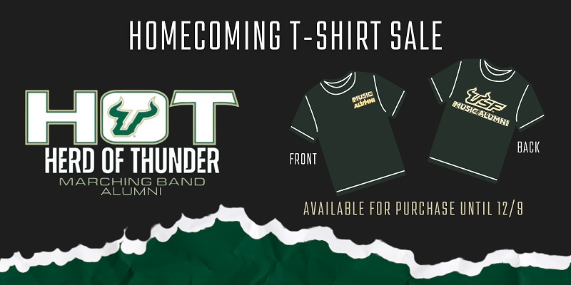 USF Music Alumni Society Homecoming T-Shirt