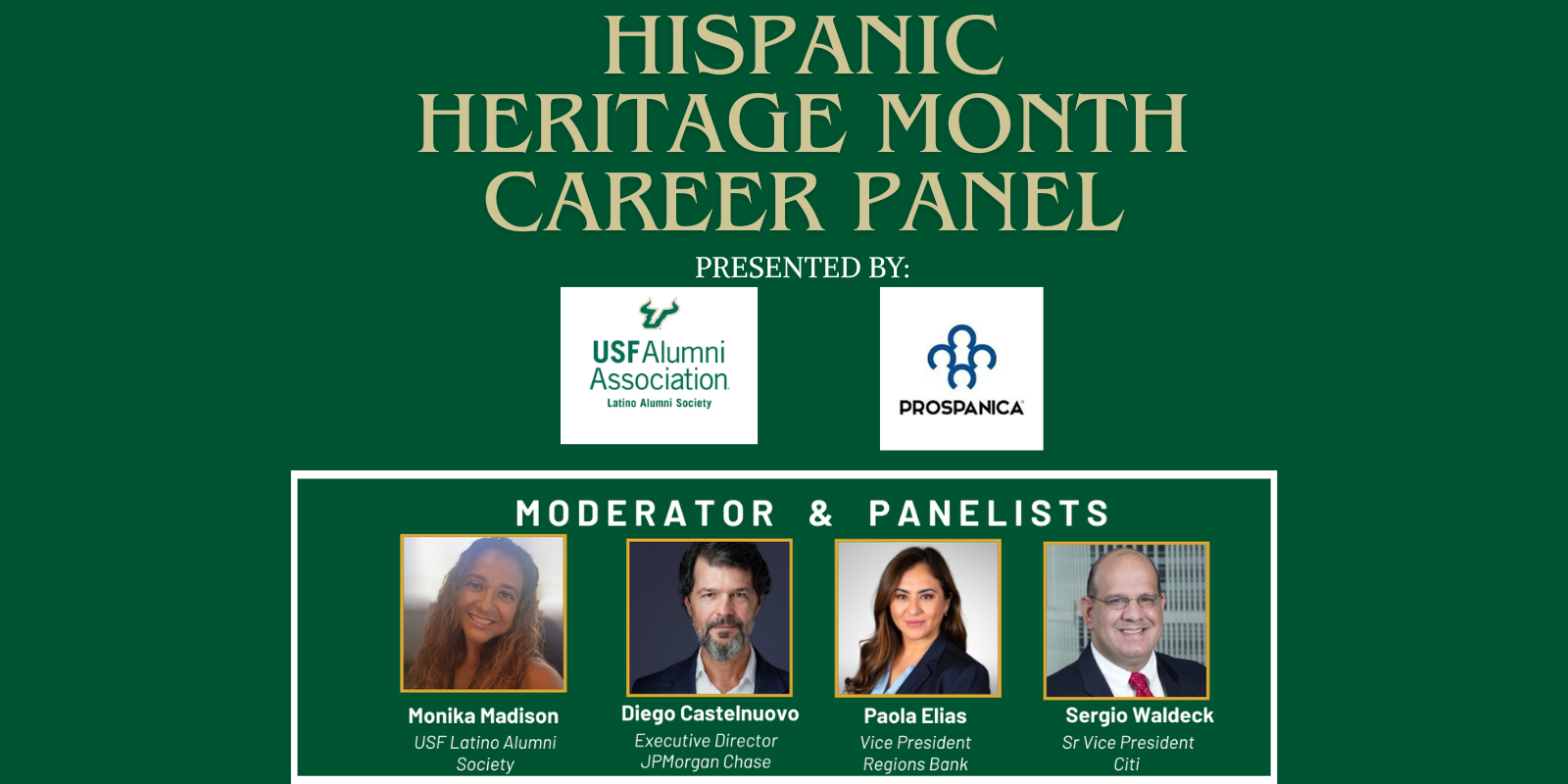 USF Latino Alumni Society: Hispanic Heritage Month Panel