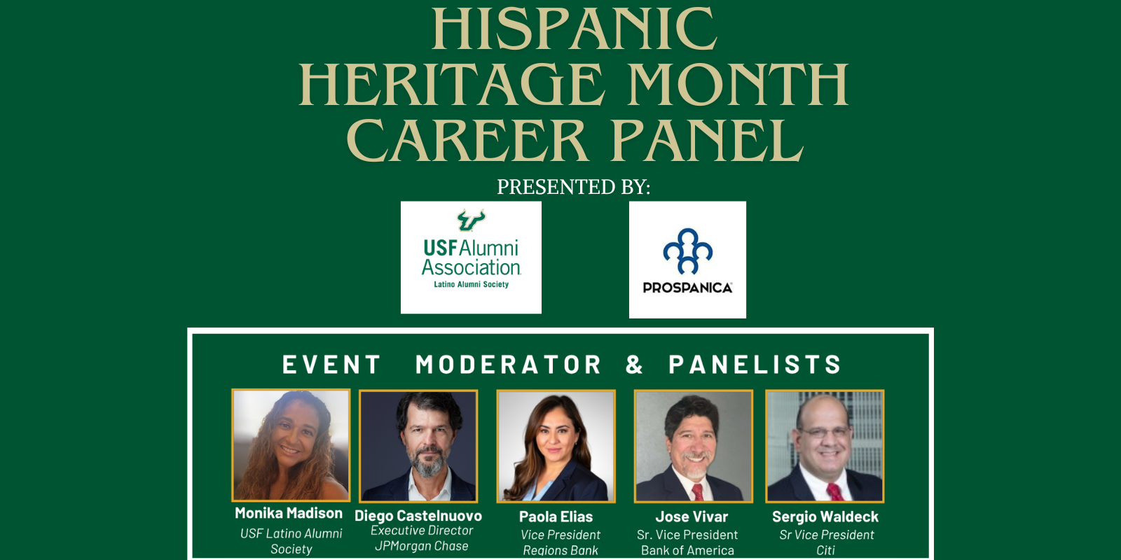 USF Latino Alumni Society: Hispanic Heritage Month Panel