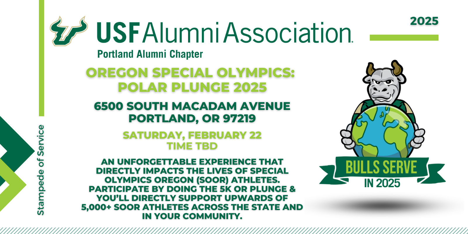 USF Portland Alumni Chapter - Stampede of Service 2025