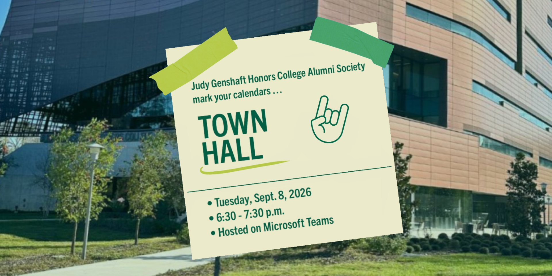 JGHC Alumni Society: September Town Hall
