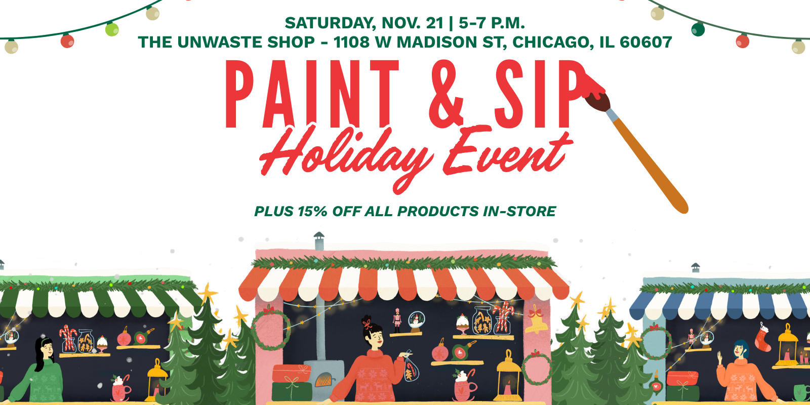USF Chicago Alumni Chapter - Holiday Paint & Sip