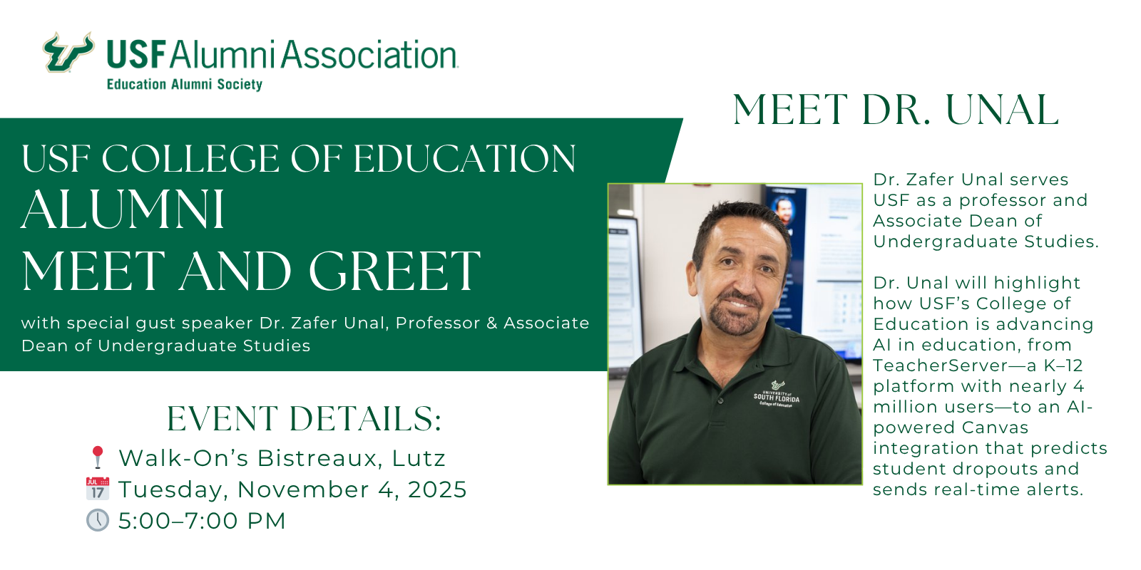 USF College of Education Alumni Meet and Greet