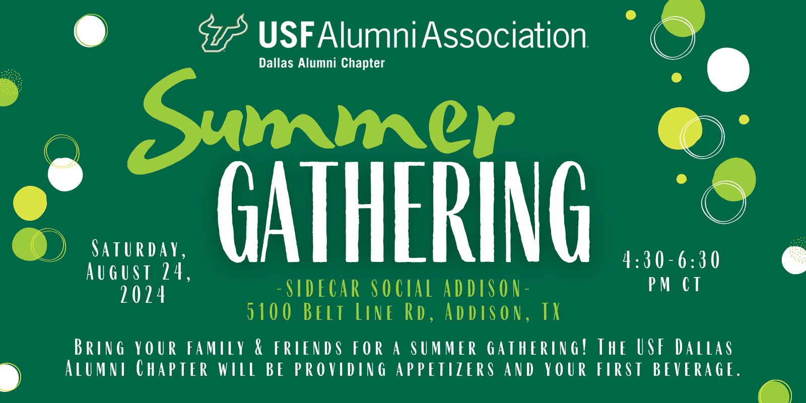USF Dallas Alumni Chapter: Summer Gathering