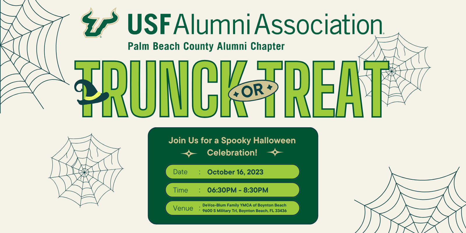 USF Palm Beach Co. Alumni Chapter - Trunk or Treat