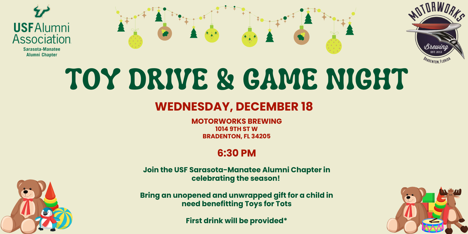 Game Night & Toy Drive