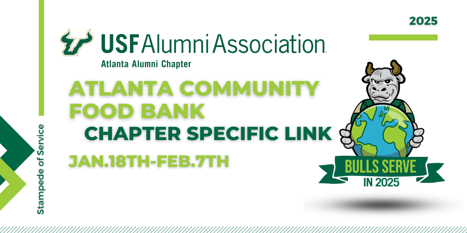 USF Atlanta Alumni Chapter-Stampede of Service 2025