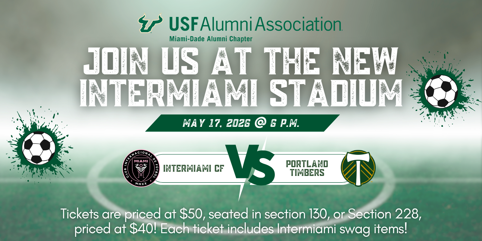 Miami-Dade Co. Alumni Chapter - Intermiami CF VS. Portland Timbers