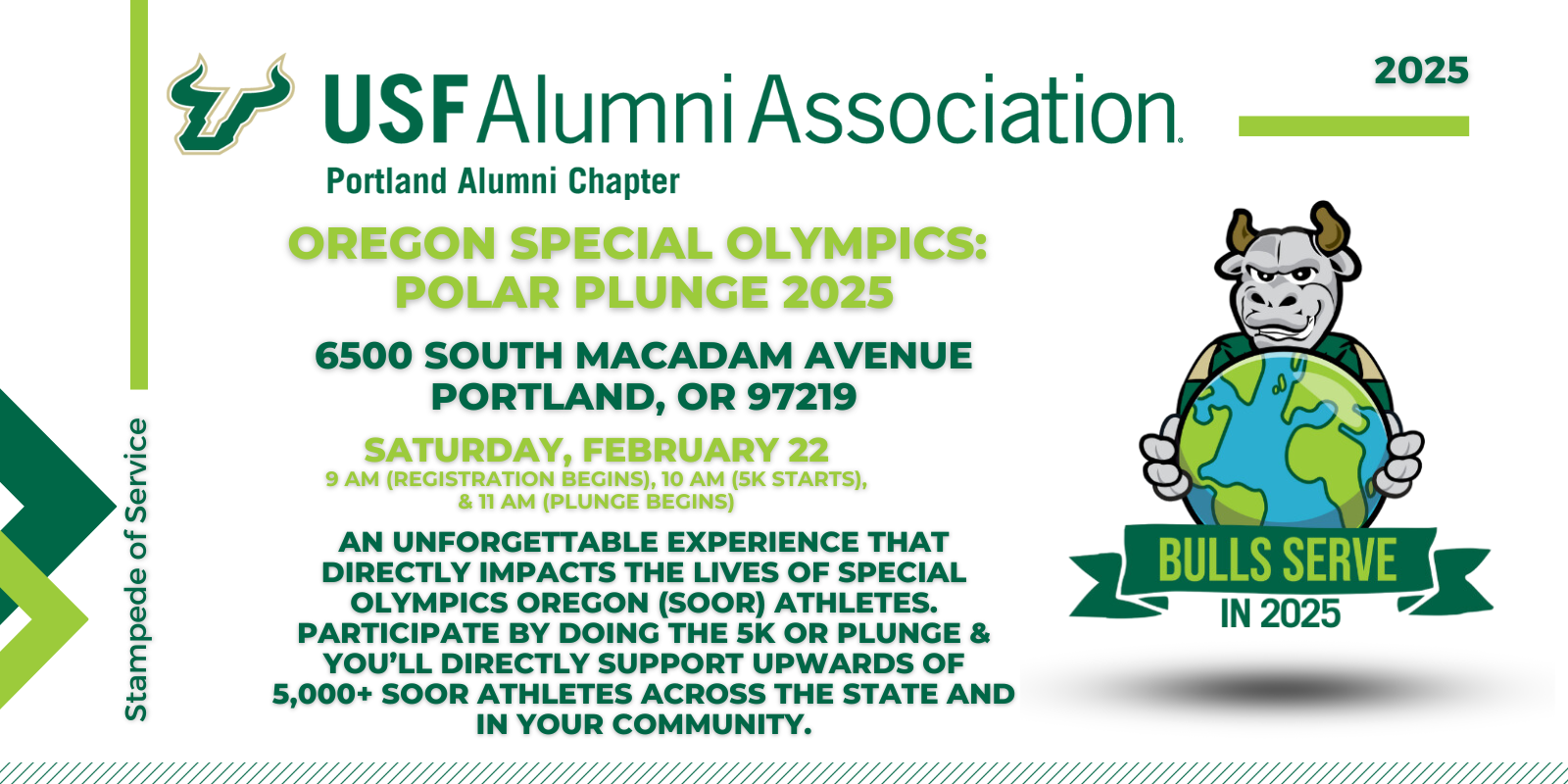 USF Portland Alumni Chapter - Stampede of Service 2025