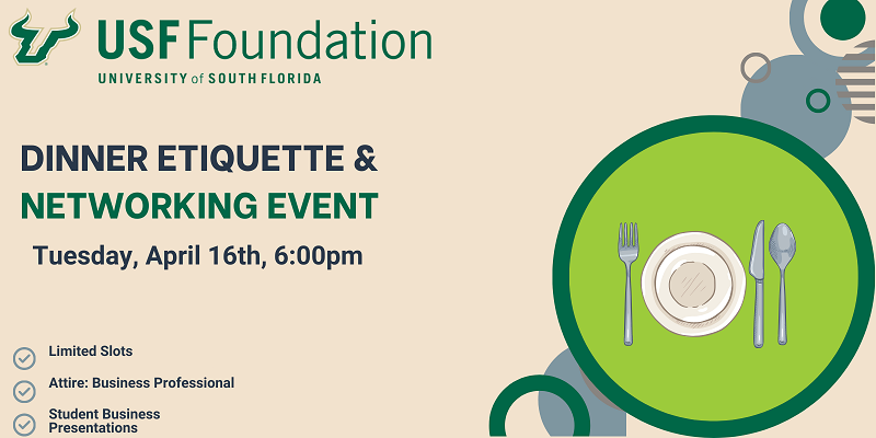 USF Foundation Professional Etiquette Dinner