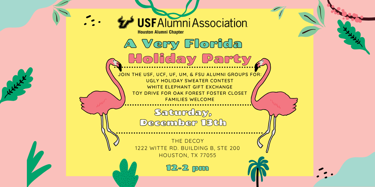A Very Florida Holiday Party in Houston