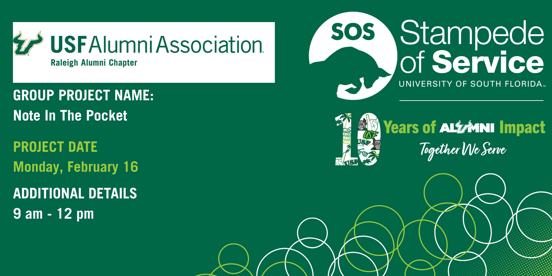 Raleigh Alumni Chapter Stampede of Service 2026