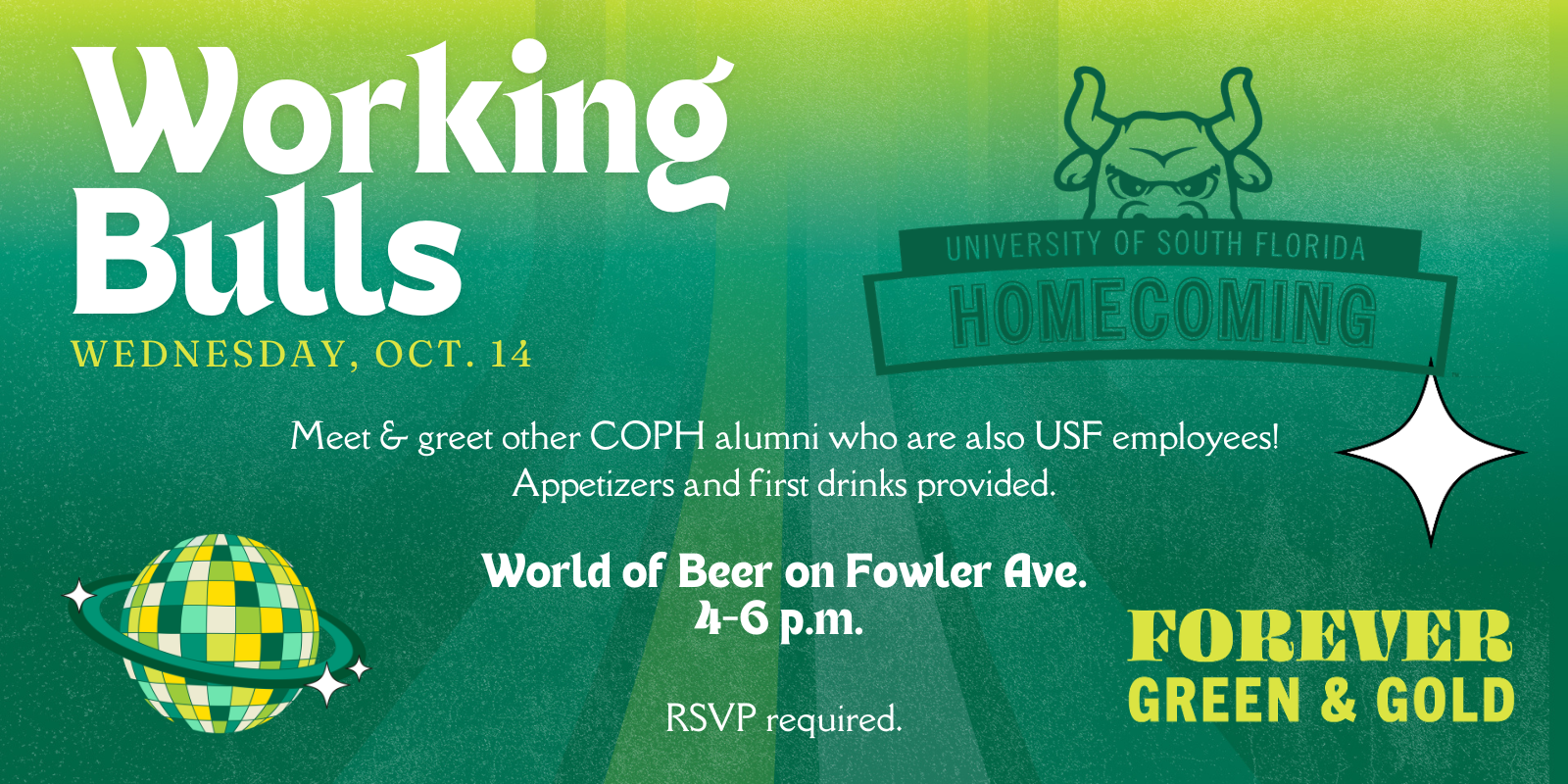 COPH Working Bulls Happy Hour
