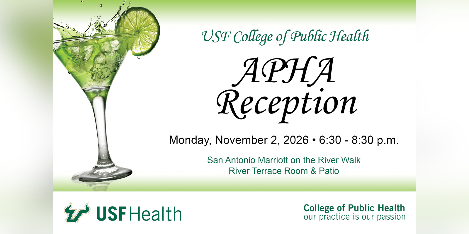 USF College of Public Health APHA Reception