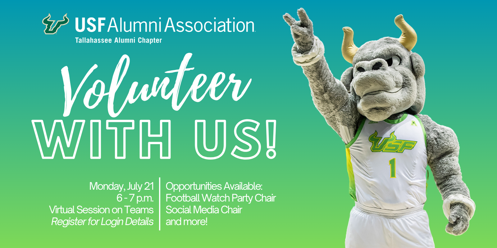USF Tallahassee Alumni Chapter Volunteer Info Session