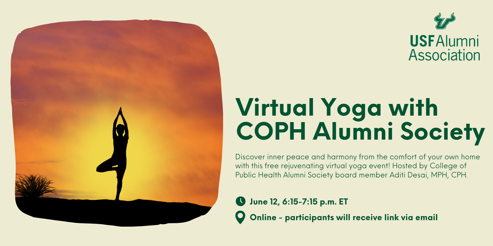 Virtual Yoga with COPH Alumni Society