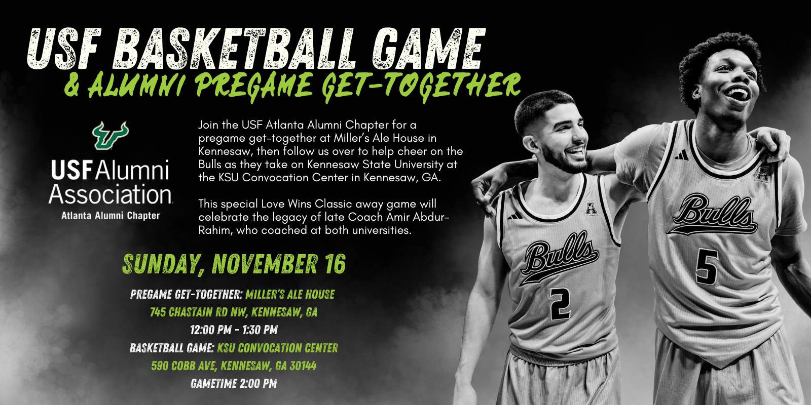 USF Basketball Game Outing and Alumni Pregame Get-Together