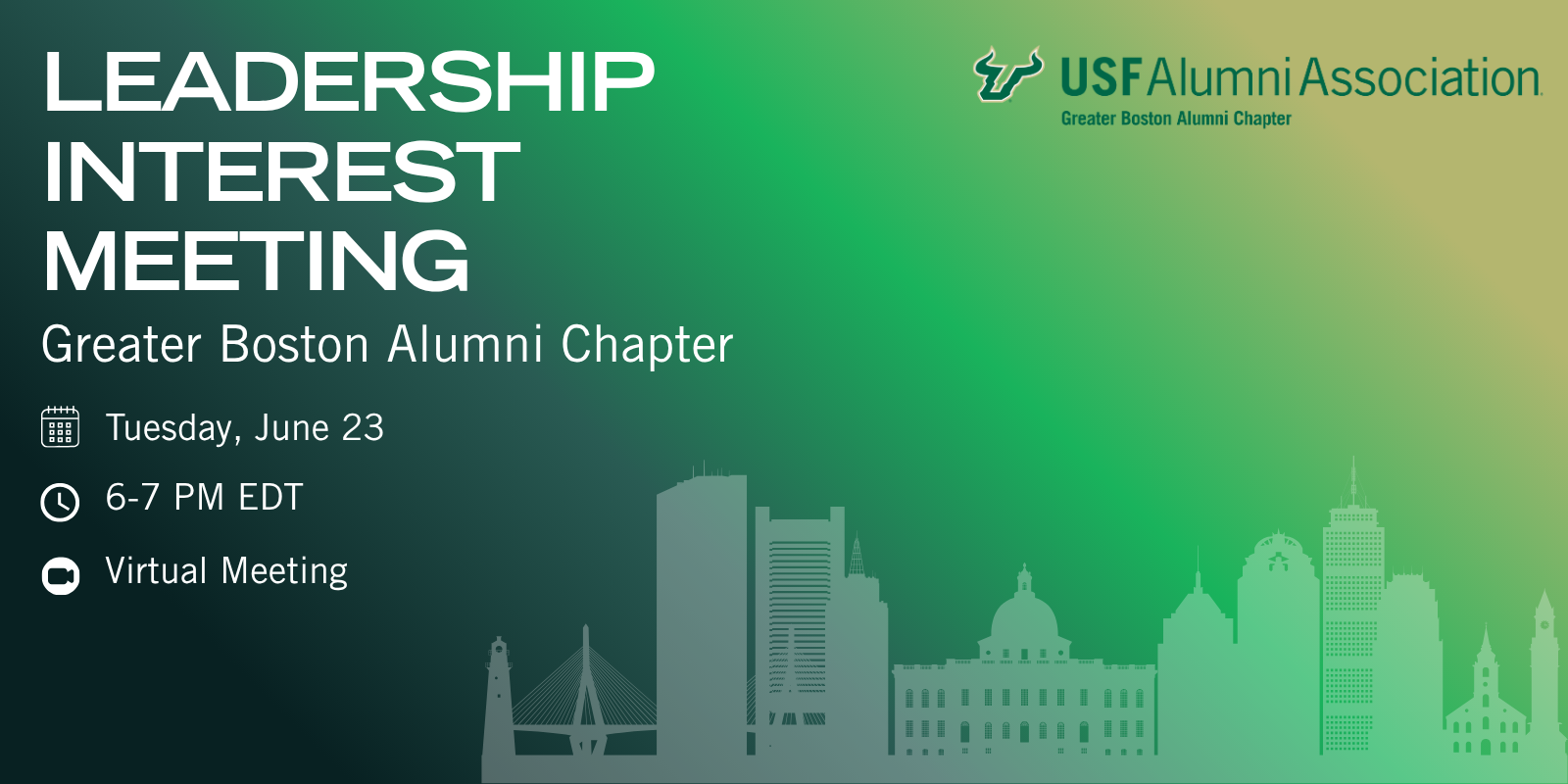 Greater Boston Alumni Chapter Leadership Interest Meeting