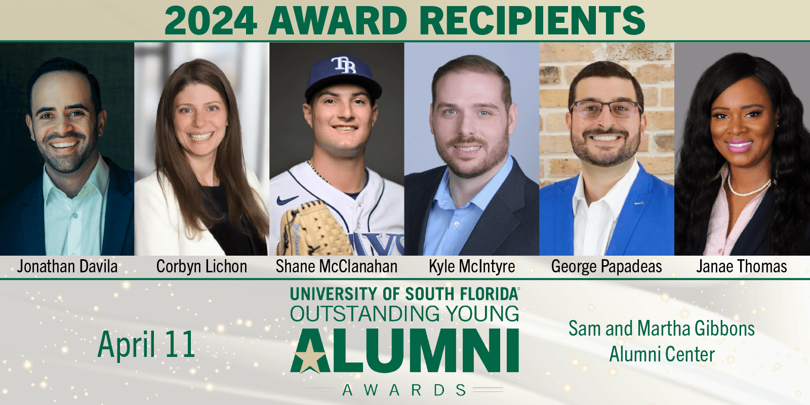 2024 USF Outstanding Young Alumni Award Recipients