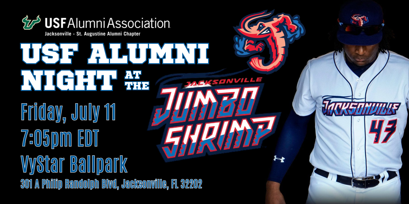 USF Alumni Night at the Jacksonville Jumbo Shrimp