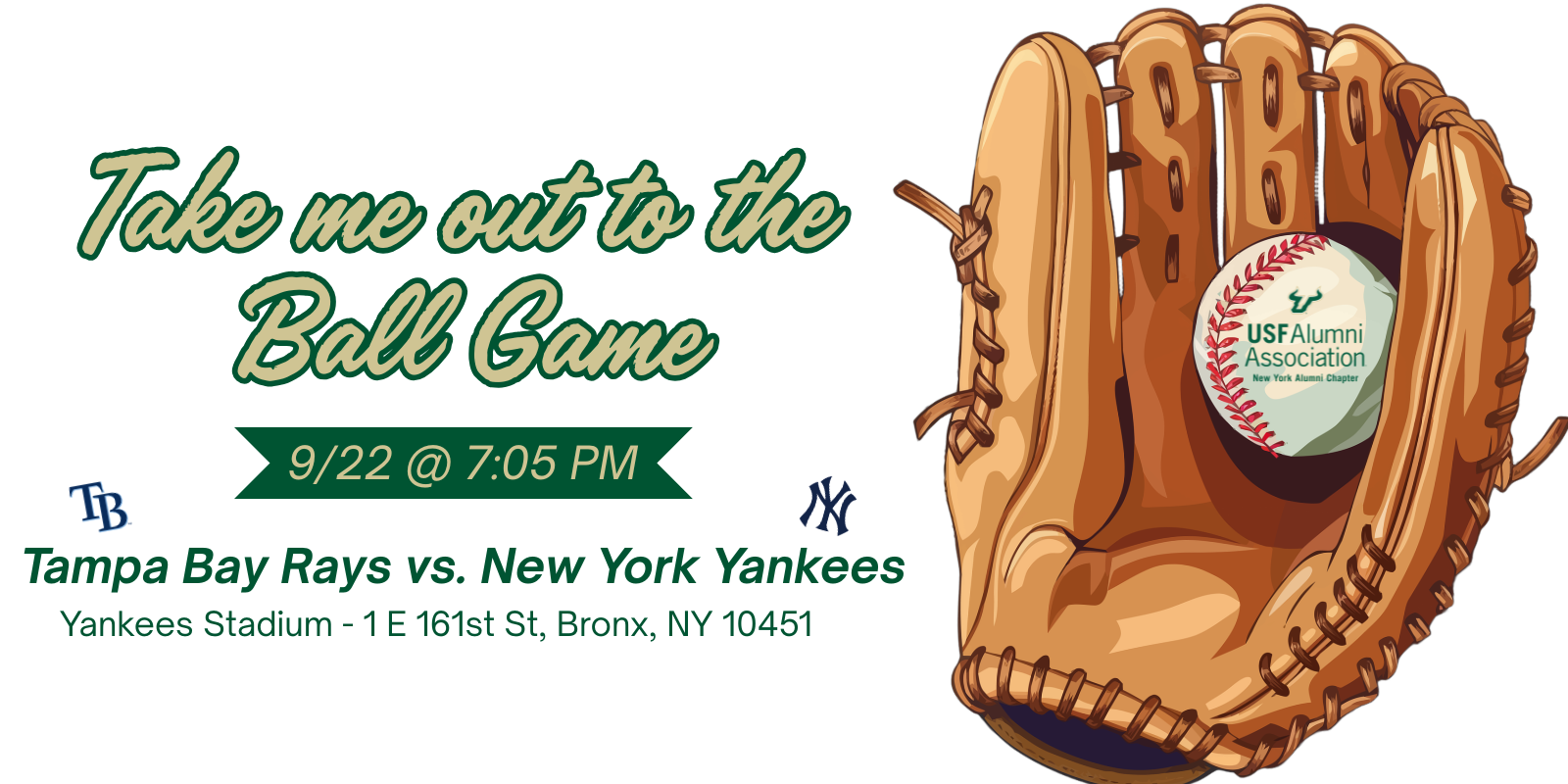 USF New York Alumni Chapter - Tampa Bay Rays vs. New York Yankees