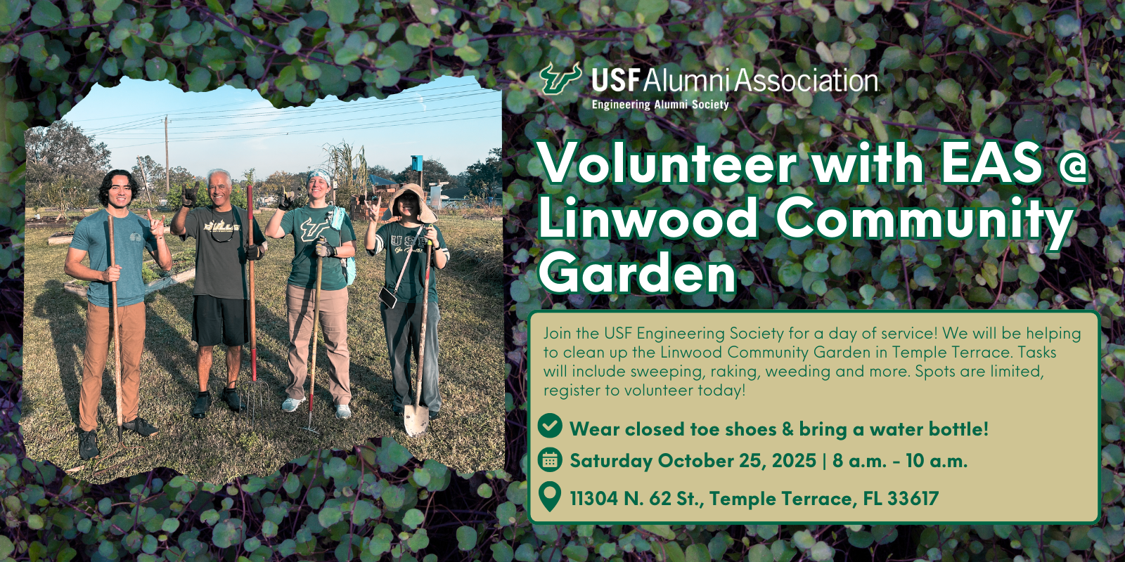 Volunteer with EAS at Linwood Community Garden