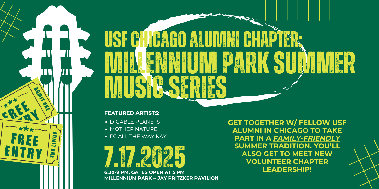 USF Chicago Alumni Chapter: Millennium Park Summer Music Series