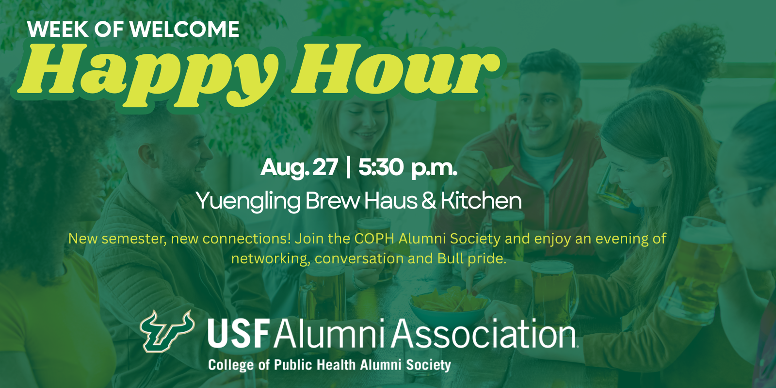 Week of Welcome: COPH Alumni Society Happy Hour