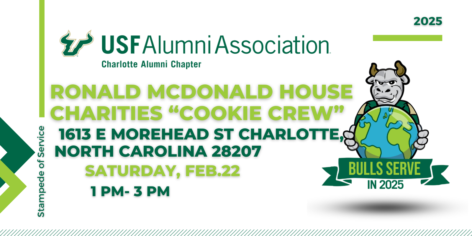 USF Charlotte Alumni Chapter-Stampede of Service 2025