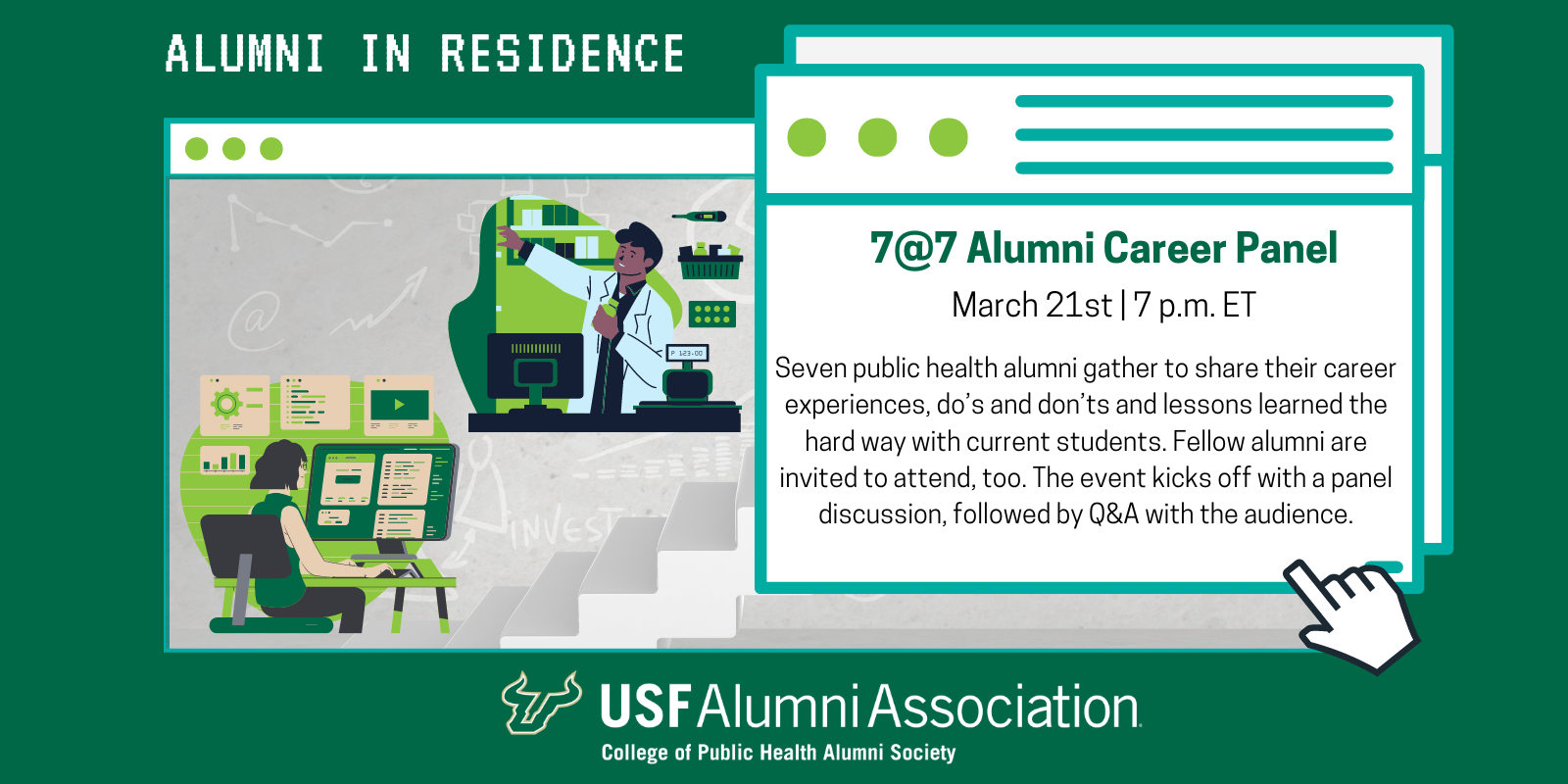 Alumni in Residence Flyer