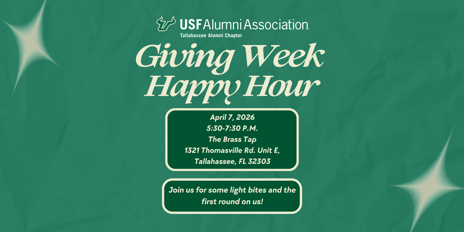 Tallahassee Alumni Chapter- Giving Week Happy Hour